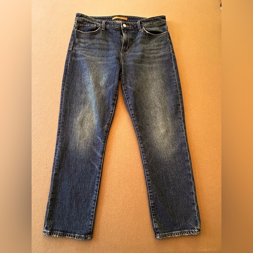 Joe's Jeans Women's The Lara Mid-Rise Cigarette The Traveler Sz 32 Medium Blue​​